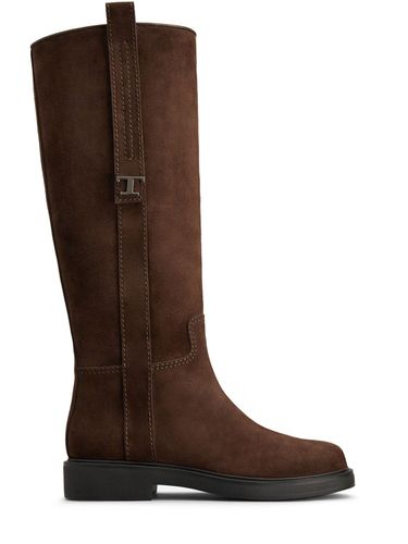 Bottes Hautes En Daim 30 Mm - TOD'S - Modalova