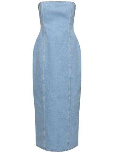 Robe Tube En Denim De Coton - MAGDA BUTRYM - Modalova