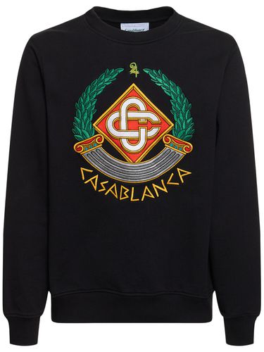 Sweat-shirt Brodé Crest - CASABLANCA - Modalova