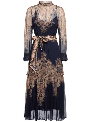 Robe Mi-longue En Viscose À Volants Natura - ZIMMERMANN - Modalova