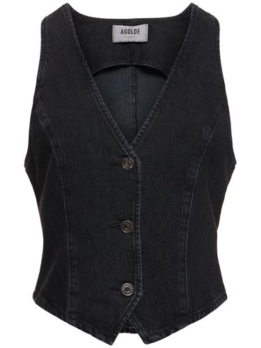 Veste Sans Manches En Denim De Coton Heller - AGOLDE - Modalova