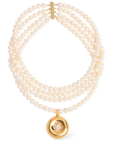 Collier En Perles Et Cristaux - TIMELESS PEARLY - Modalova