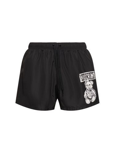 Short De Bain À Imprimé Ourson - MOSCHINO - Modalova