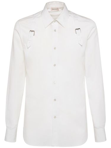 Chemise En Coton À Double Bretelle - ALEXANDER MCQUEEN - Modalova