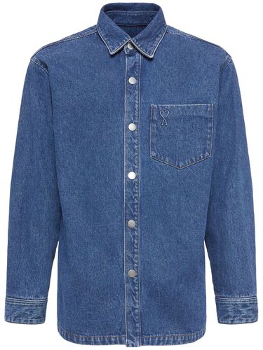 Surchemise En Denim Adc - AMI PARIS - Modalova