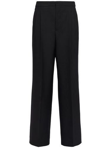 Pantalon Oversize En Gabardine De Laine - AMI PARIS - Modalova