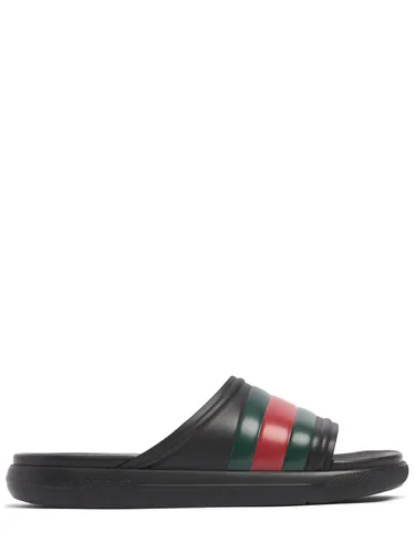 Claquettes En Caoutchouc Ace - GUCCI - Modalova