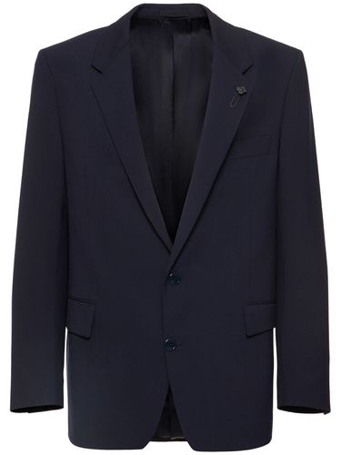 Blazer En Laine Mélangée À Boutonnage Simple Miami - LARDINI - Modalova