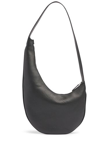 Sac Porté Épaule Hobo En Cuir Grainé Lune - AESTHER EKME - Modalova