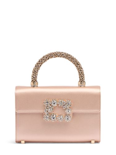 Sac Mini En Satin Avec Boucle À Fleurs - ROGER VIVIER - Modalova