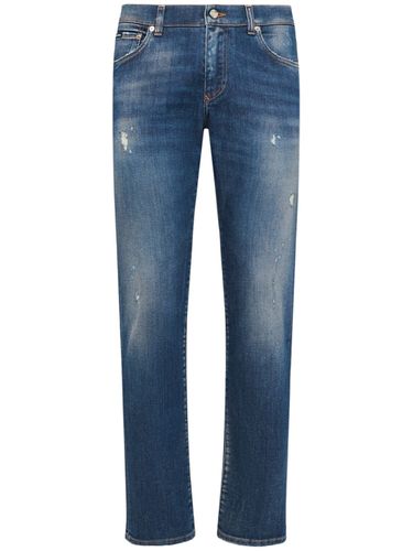 Jean En Denim À Cinq Poches - DOLCE & GABBANA - Modalova