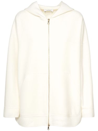 Sweat Zippé En Jersey De Laine À Capuche Saio - MAX MARA - Modalova