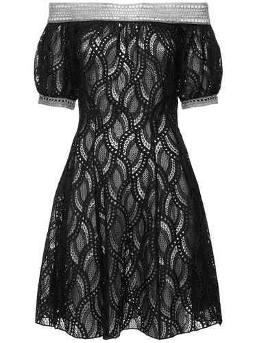 Robe Courte En Crochet À Col Bardot - ERMANNO SCERVINO - Modalova