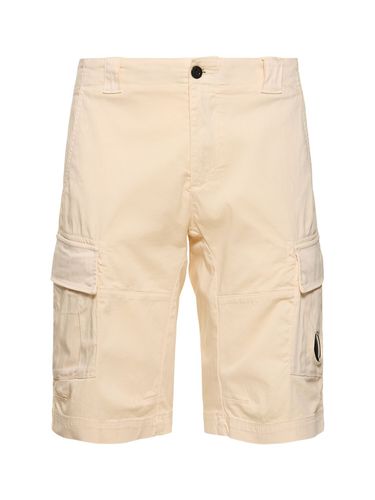 Short Cargo En Coton Stretch - C.P. COMPANY - Modalova