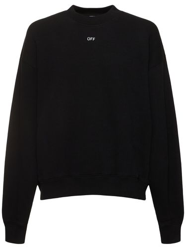 Sweat-shirt En Coton Off Stamp - OFF-WHITE - Modalova