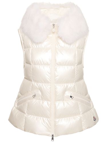 Doudoune Sans Manches En Nylon Laminé Anse - MONCLER - Modalova