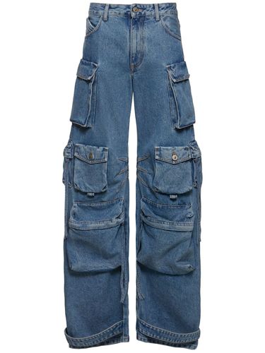 Jean Cargo Baggy Taille Mi-haute - THE ATTICO - Modalova