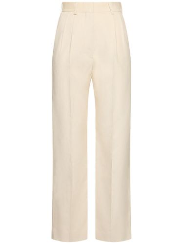 Pantalon Droit En Coton Amara Fox - BLAZÉ MILANO - Modalova