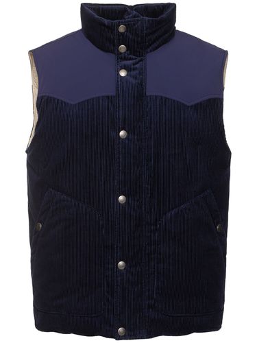 Gilet Côtelé Rembourré - BRUNELLO CUCINELLI - Modalova