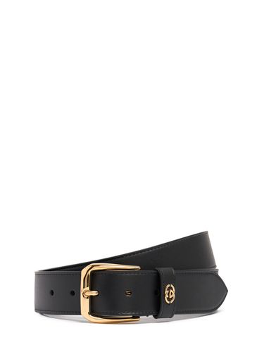 Ceinture En Cuir 3,5 Cm - GUCCI - Modalova