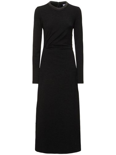 Robe Midi En Laine Mélangée - BRUNELLO CUCINELLI - Modalova