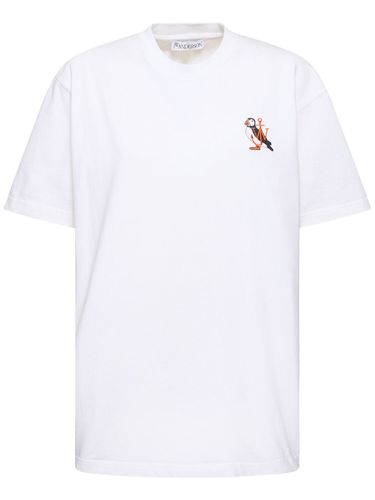 T-shirt En Jersey De Coton Puffin - JW ANDERSON - Modalova