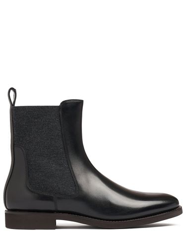 Bottes Chelsea En Cuir 10 Mm - BRUNELLO CUCINELLI - Modalova