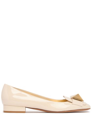 Ballerines En Cuir Verni One Stud 20 Mm - VALENTINO GARAVANI - Modalova