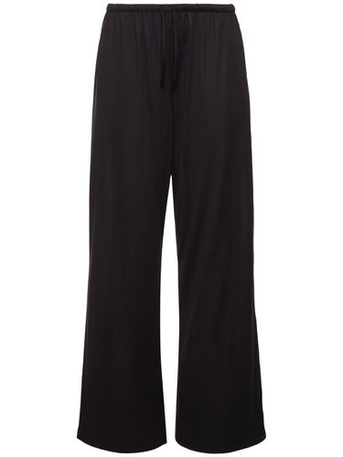 Pantalon Ample En Jersey De Coton Lanuit - THE ROW - Modalova