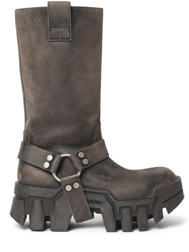 Bottes En Cuir Détail Harnais Bulldozer - BALENCIAGA - Modalova