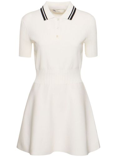 Robe Polo Courte En Maille Technique - TORY SPORT - Modalova