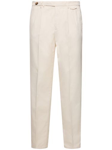 Pantalon En Gabardine De Coton - BRUNELLO CUCINELLI - Modalova