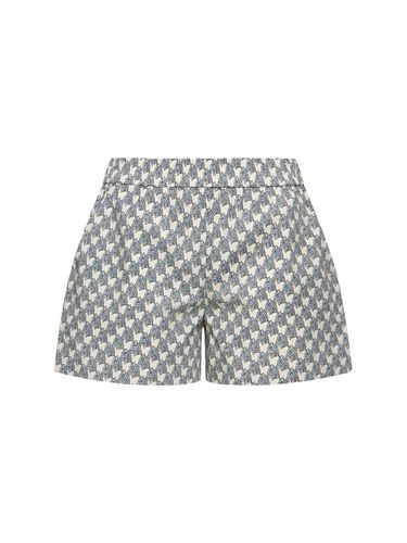 Short En Popeline De Coton Imprimé - TORY BURCH - Modalova