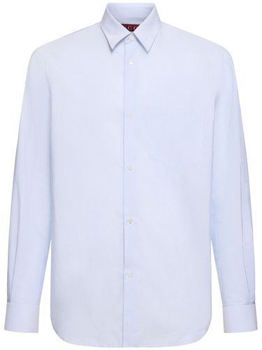 Chemise En Popeline De Coton À Rayures - GUCCI - Modalova