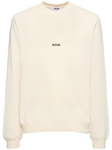 Sweat-shirt À Logo Msgm - MSGM - Modalova