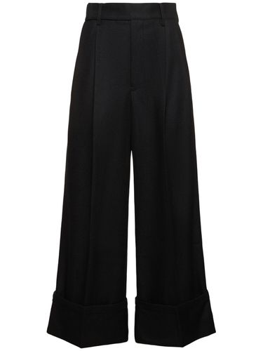 Pantalon Baggy En Flanelle - YOHJI YAMAMOTO - Modalova