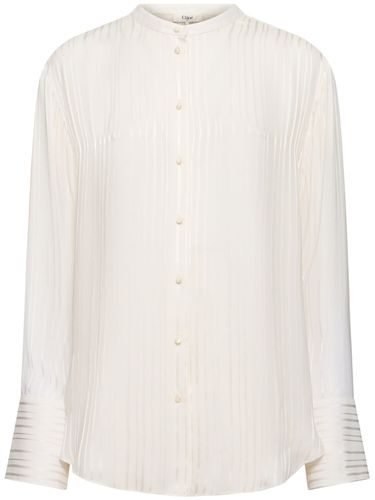 Chemise En Soie Mélangée À Manches Longues - CHLOÉ - Modalova