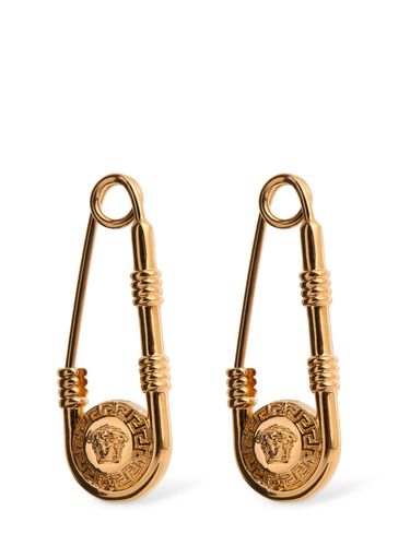 Boucles D’oreilles Épingles À Nourrice Medusa - VERSACE - Modalova