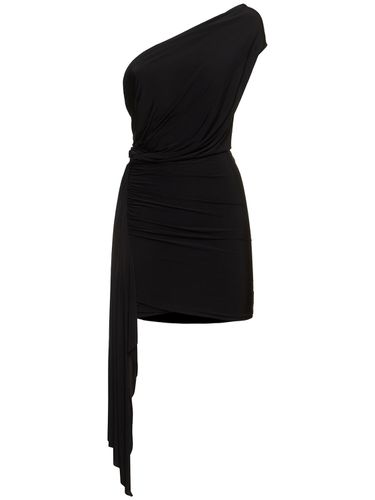 Robe Courte En Mesh Stretch Twisted - BALENCIAGA - Modalova