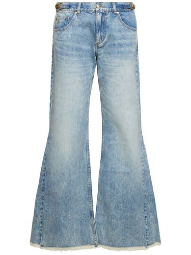 Jean Évasé En Denim Embelli Taille Basse - STELLA MCCARTNEY - Modalova