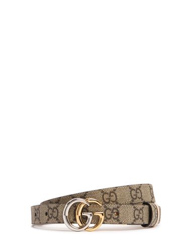 Ceinture En Toile Gg Marmont 20 Mm - GUCCI - Modalova