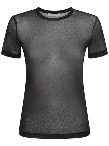 T-shirt En Jersey Transparent - HELMUT LANG - Modalova