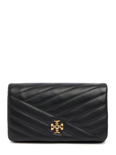 Portefeuille À Chaîne En Cuir Kira Chevron - TORY BURCH - Modalova