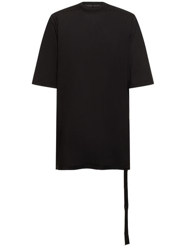 T-shirt En Jersey De Coton Jumbo Ss - RICK OWENS DRKSHDW - Modalova