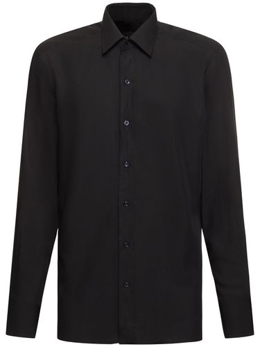 Chemise Slim En Soie Fluide - TOM FORD - Modalova