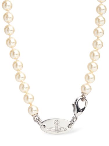 Collier En Fausses Perles Man Stuart - VIVIENNE WESTWOOD - Modalova