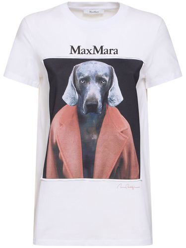 T-shirt En Jersey Imprimé Cipria - MAX MARA - Modalova