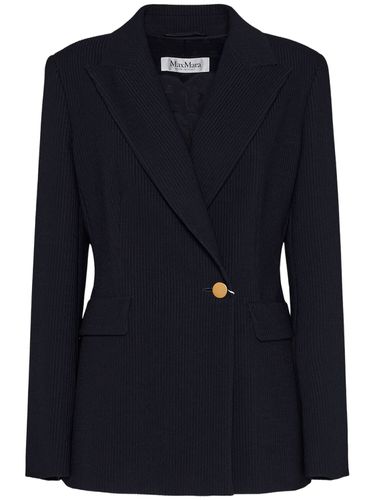 Blazer En Laine Mélangée Boutonnage Simple Pagano - MAX MARA - Modalova