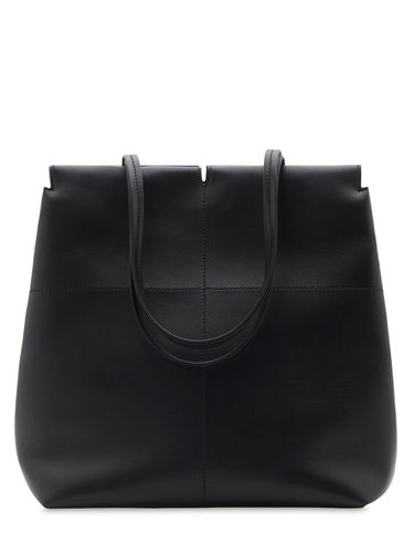 Sac Cabas En Cuir Lisse N/s Snip - BURBERRY - Modalova