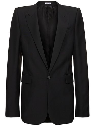 Blazer En Mohair Et Laine - ALEXANDER MCQUEEN - Modalova